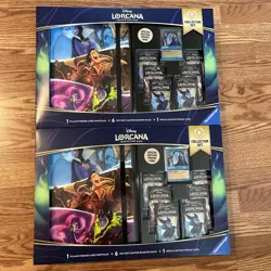 2x Disney Lorcana First Chapter Collector Set Promo Costco Bundle Sealed - Image 1