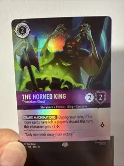 Disney Lorcana The Horned King Triumphant Ghoul 210/204 Epic Whispers In the Wel - Image 1