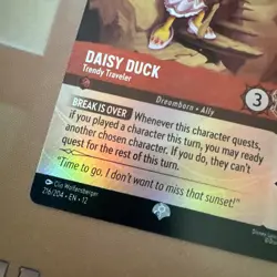 Daisy Duck - Trendy Traveler 216/204 Epic Foil Wilds Unknown NM Disney Lorcana - Image 5