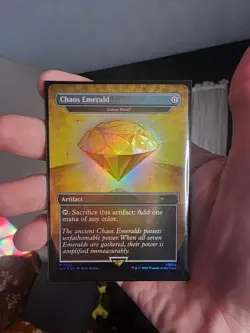 Chaos Emerald - Lotus Petal (7035) Secret Lair Drop Foil - Image 1