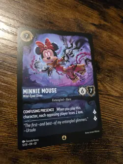 Minnie Mouse Wild-Eyed Diver 12/31 Deep Trouble Disney Lorcana Ravensburger - Image 1