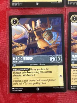 4x Disney Lorcana - Ursula’s Return - Magic Broom - Aerial Cleaner - 185/204 x4 - Image 4