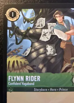 Flynn Rider - Confident Vagabond 81/204 Common Rise Of The Floodborn Lorcana TCG - Image 2