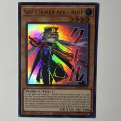 Yugioh Sky Striker Ace - Roze RA05-EN133 Rarity Collection 5 Holo 1st Edition - Image 1