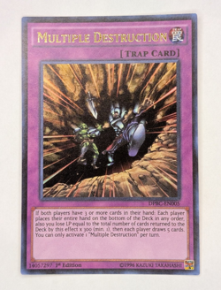 YuGiOh Multiple Destruction Ultra Rare 1st Edition DPBC-EN005 - Image 1