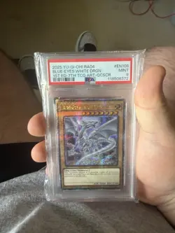 *PSA 9 QCR* Blue-Eyes White Dragon RA04-EN108 - Image 1
