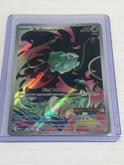 Pokemon TCG Bulbasaur Card Mega Evolution Stamped Enhanced Box Promo - Image 1