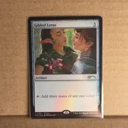 MTG magic cards 1x Gilded Lotus - Foil pride promo 2026 NM never used - Image 1