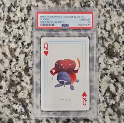 PSA 10 1998 Pokemon TCG Pokemon Stadium Blue Gloom Queen of Hearts Japanese #Q - Image 1