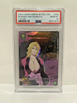 Union Arena Rangiku Matsumoto 1 Star #089 PSA 10 Gem Mint - Image 1