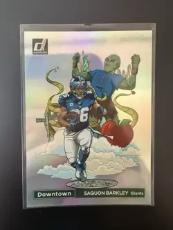 2023 Panini Donruss - Downtown! Saquon Barkley #D-13 - Image 1