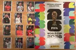 panini world cup 2026 coca cola stickers COMPLETE SET NEAR MINT W/Free Album - Image 1