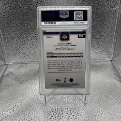2025 Topps #150 Lebron James Topps Foil PSA 10 SP - Image 2