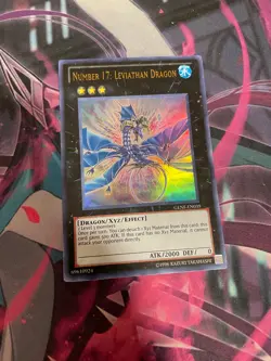 YUGIOH - NUMBER 17: LEVIATHAN DRAGON - ULTRA RARE - GENF - UNLIMITED - LP - Image 1