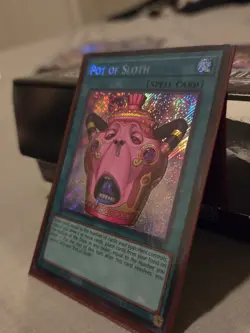 *SECRET RARE* Pot of Sloth | CORI-EN061 | Yu-Gi-Oh! Chaos Origins 1st Edition - Image 2