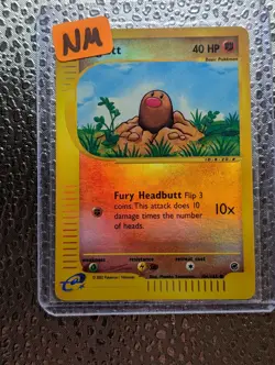 Diglett 106/165 Expedition Base Set Reverse Holo eReader Vintage Pokemon Card - Image 3