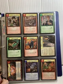 Harry Potter TCG Trading Card Game Binder Lot 100+ Cards Wizards of the Coast - Image 1