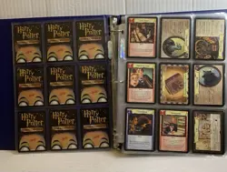Harry Potter TCG Trading Card Game Binder Lot 100+ Cards Wizards of the Coast - Image 2