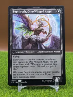 MTG: Final Fantasy - Sephiroth, Fabled Soldier Regular NM - Image 2