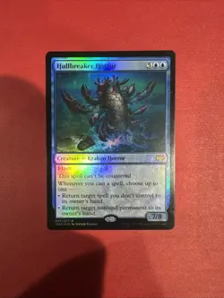Hullbreaker Horror Mtg FOIL Crimson Vow Lp Light Play - Image 1