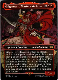Gilgamesh, Master-at-Arms (Borderless) R FINAL FANTASY 338 NM - Image 1
