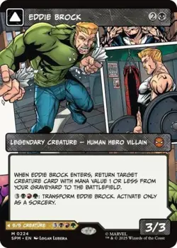 Eddie Brock (0224) (Borderless) - Near Mint MTG Marvel's Spider-Man - Image 1