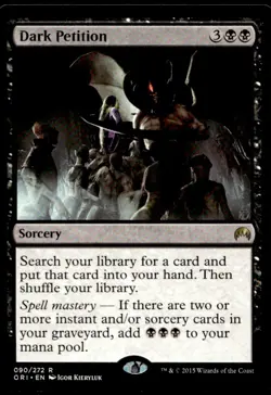 Dark Petition Magic Origins Regular Magic: The Gathering TCG Single Card - Image 1