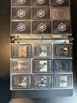 Vintage Star Wars CCG Decipher Collection 2 Binders 800+ Card Lot - Image 1