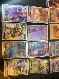 Pokemon Card Lot Gold Charizard VMAX Eevee VMAX Moltres V GX VMAX 12 Cards - Image 2