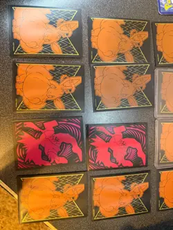 Pokemon Card Lot Gold Charizard VMAX Eevee VMAX Moltres V GX VMAX 12 Cards - Image 4