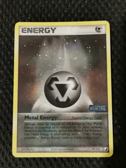 Pokemon Card METAL ENERGY Rare Reverse Holo 97/115 EX Unseen Forces EXC/NM - Image 3