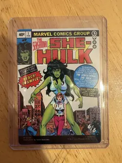 MTG Jennifer Walters Borderless Foil M 0388 Marvel Super Heroes MSH She-Hulk - Image 1