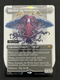 MTG - MH3 - Emrakul, the World Anew - Serialized Double Rainbow Foil - M 0381 NM - Image 1