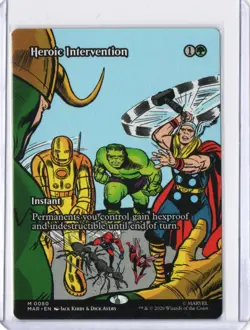 Heroic Intervention - Borderless 80 - MTG MAR Marvel Universe - NM/MINT - Image 1