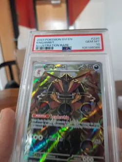Kingambit Illustration Rare Psa 10 Gem Mint 220/198 Scarlet And Violet Svi En - Image 3