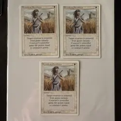 🌴WOTC VINTAGE MTG - 3x!!! Swords to Plowshares - Revised Edition - 3rd Edition - Image 2