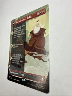 MTG The Legend Of Roku Borderless Avatar Roku NM Avatar The Last Airbender - Image 3