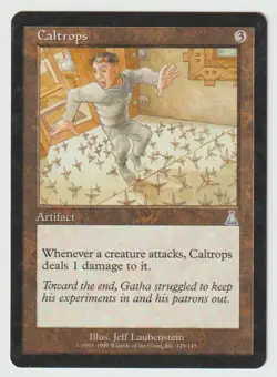 Magic the Gathering MTG Urza's Destiny #129 Caltrops Artifact Uncommon LP - Image 1