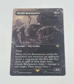 Orcish Bowmasters 0433 - Borderless Near Mint - Tales of Middle-earth MTG LTR - Image 1