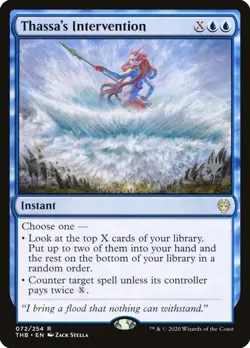 Thassa's Intervention - Foil - Promo Pack NM, English MTG Theros Beyond Death - Image 1