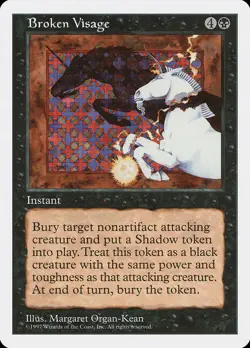 MTG Broken Visage ** Fifth Edition ** English (HP) - Image 1