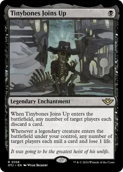 Tinybones Joins Up OTJ #108 Outlaws of Thunder Junction Magic: The Gathering NM - Image 3