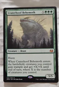 Craterhoof Behemoth Modern Masters 2017 Regular - Image 1