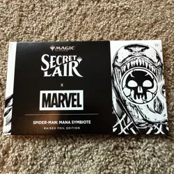 Wizards of the Coast MTG Secret Lair Spider-Man Mana Symbiote Foil 2025 - Image 1