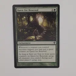 Wizards of the Coast Quest for Renewal Worldwake Uncommon Green Enchantment MTG - Image 1