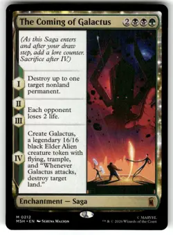 The Coming of Galactus 212 Mythic Marvel Super Heroes Magic: The Gathering NM - Image 1