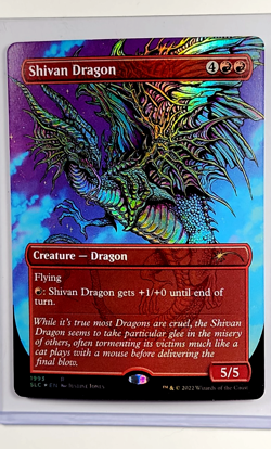 MTG Magic the Gathering Secret Lair 30th Countdown Foil #1993 Shivan Dragon LP - Image 1