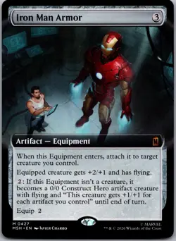Iron Man Armor (Extended Art) 427 Marvel Super Heroes Magic: The Gathering NM - Image 1