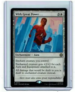 With Great Power - Spiderman - Magic the Gathering - Image 1