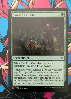 MTG Throne of Eldraine Uncommon TRAIL OF CRUMBS NM - Image 1